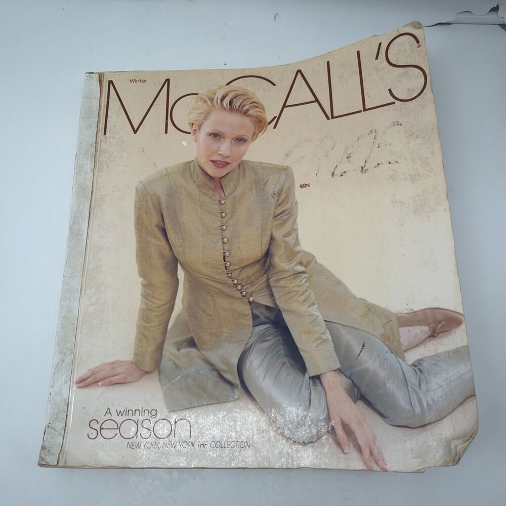 1998 McCall’s Counter Retail Display Pattern Book winter